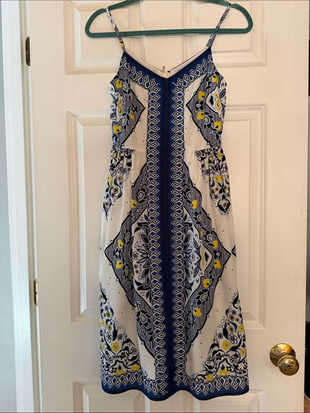 Banana Republic Multi-Print Strappy Dress, Sz 0